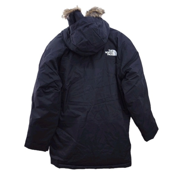 NWT Mens The North Face Bedford Down Parka Coat Black Faux Fur Hood Full Zip XL - Picture 6 of 12